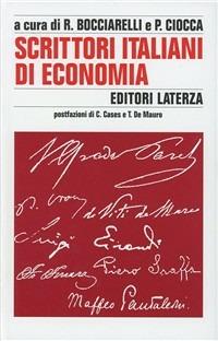 Scrittori italiani di economia - copertina