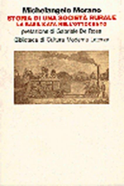 Storia di una società rurale. La Basilicata nell'Ottocento - Michelangelo Morano - copertina