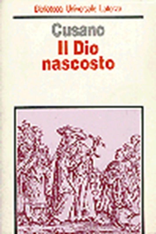 Il dio nascosto - Niccolò Cusano - copertina