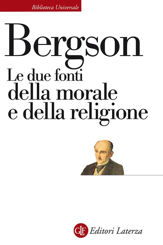 Le due fonti della morale e della religione - Henri Bergson - copertina