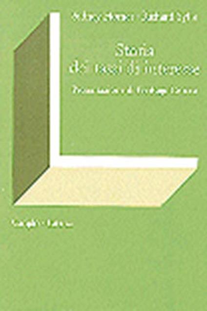 Storia dei tassi di interesse - Sidney Homer,Richard Sylla - copertina
