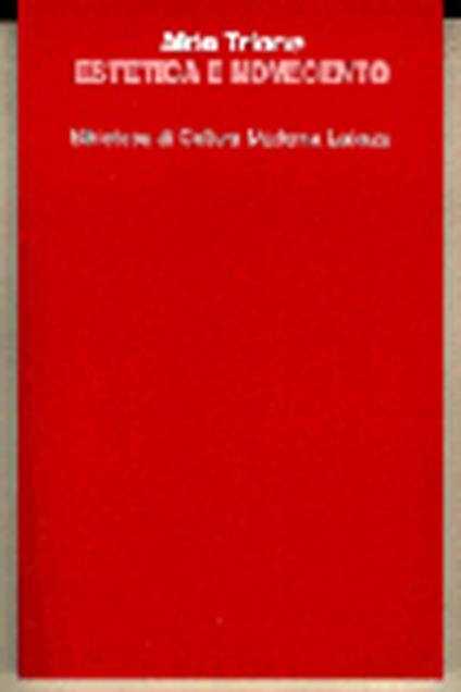 Estetica e Novecento - Aldo Trione - copertina