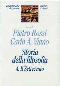 Storia della filosofia. Vol. 4: Il Settecento. - copertina