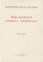 Bibliografia storica nazionale (1991-1992) vol. 53-54
