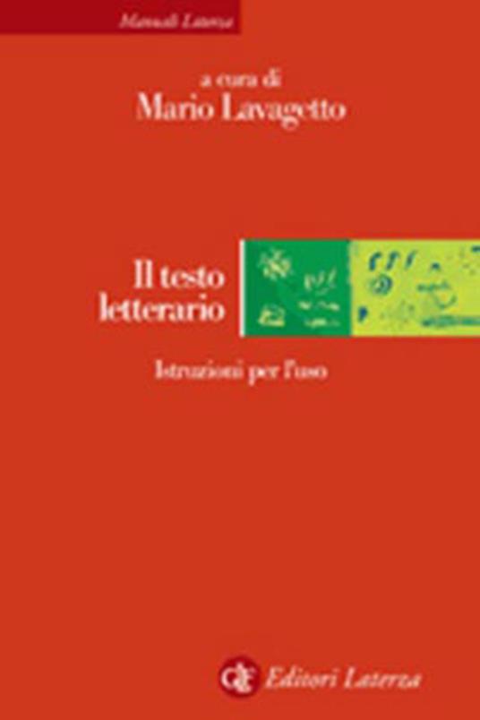 Il testo letterario - copertina