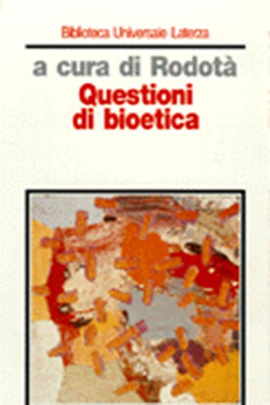 Questioni di bioetica - copertina