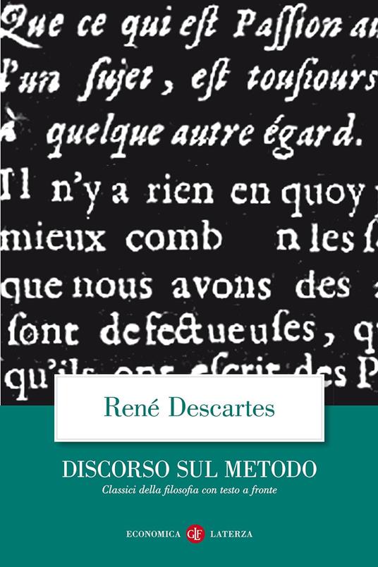 Discorso del metodo. Testo francese a fronte - Renato Cartesio - copertina