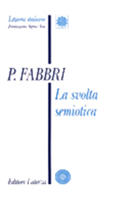 La svolta semiotica - Paolo Fabbri - copertina