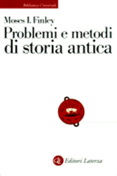 Problemi e metodi di storia antica - Moses I. Finley - copertina
