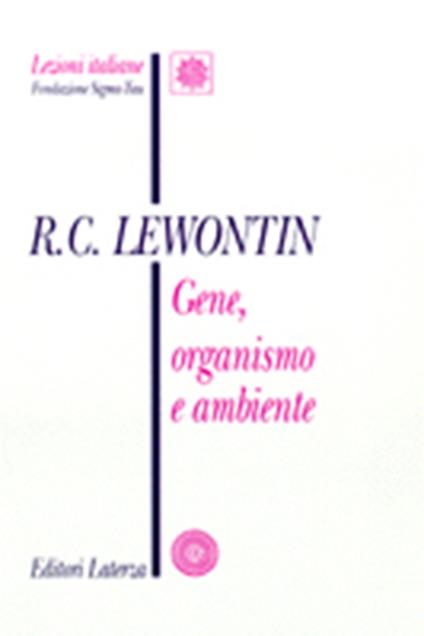 Gene, organismo e ambiente - Richard C. Lewontin - copertina