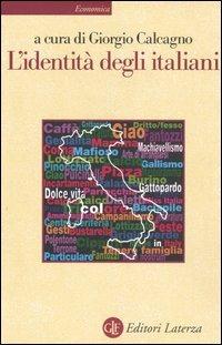 L' identità degli italiani - copertina