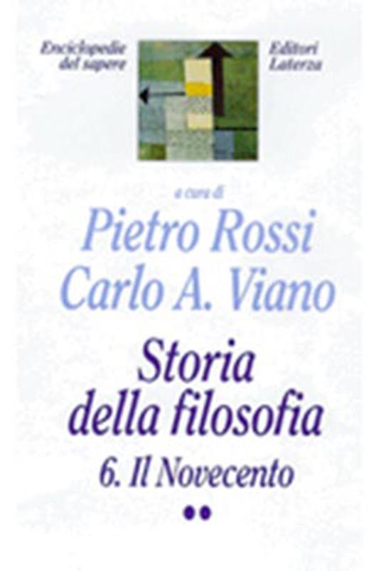 Storia della filosofia. Vol. 6\2: Il Novecento. - copertina