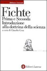 Prima e seconda introduzione alla Dottrina della scienza - J. Gottlieb Fichte - copertina