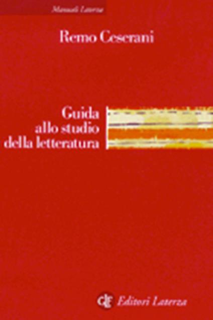 Guida allo studio della letteratura - Remo Ceserani - copertina