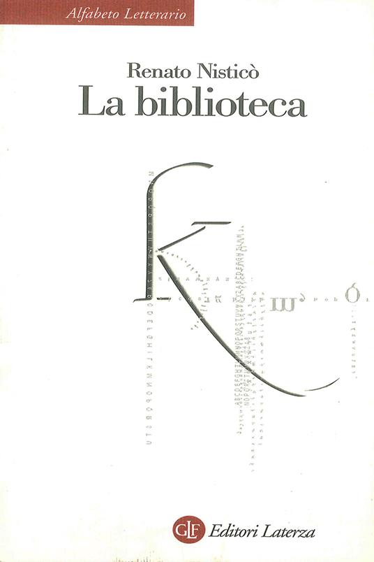 La biblioteca - Renato Nisticò - copertina