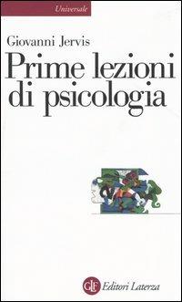 Prime lezioni di psicologia - Giovanni Jervis - copertina