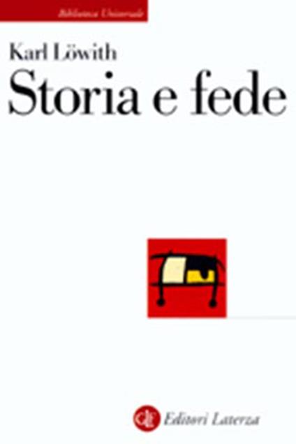 Storia e fede - Karl Löwith - copertina