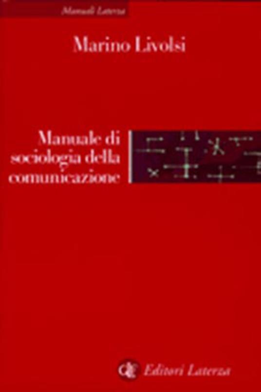 Manuale di sociologia della comunicazione - Marino Livolsi - copertina