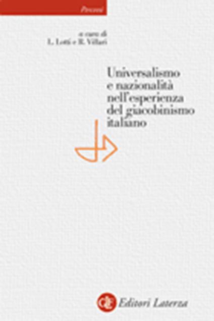 Universalismo e nazionalità nell'esperienza del giacobinismo italiano - copertina