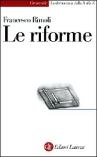 Le riforme - Francesco Rimoli - copertina