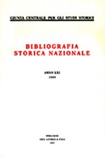Bibliografia storica nazionale (1999). Vol. 61