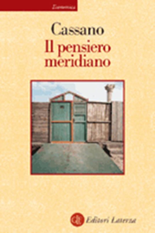 Il pensiero meridiano - Franco Cassano - copertina