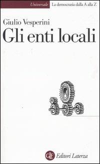Gli enti locali - Giulio Vesperini - copertina
