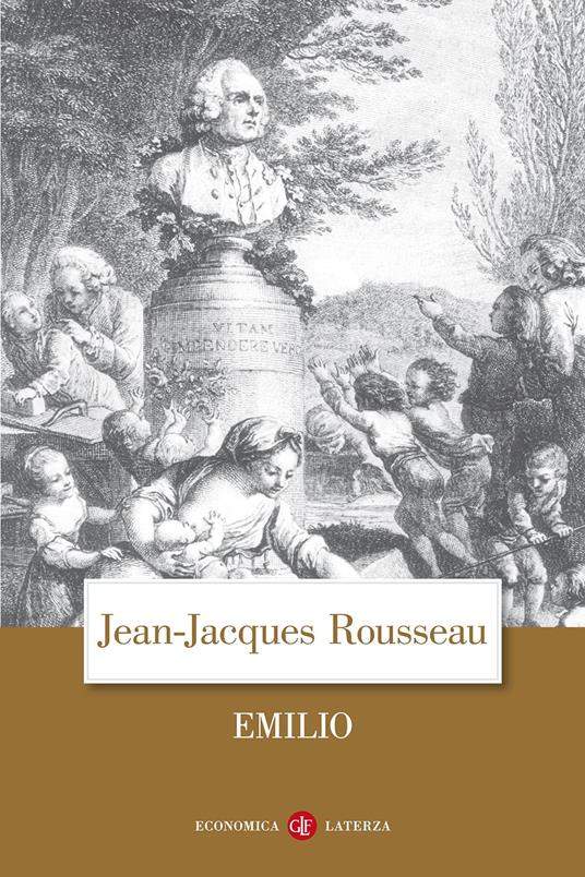 Emilio - Jean-Jacques Rousseau - copertina