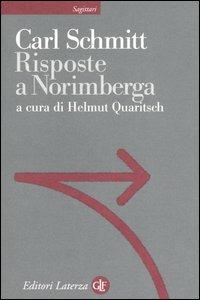 Risposte a Norimberga - Carl Schmitt - copertina