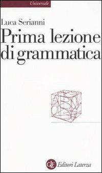 Prima lezione di grammatica - Luca Serianni - copertina