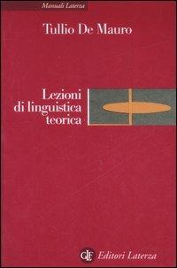 Lezioni di linguistica teorica - Tullio De Mauro - copertina
