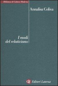I modi del relativismo - Annalisa Coliva - copertina
