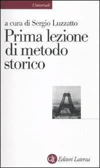 Prima lezione di metodo storico - copertina