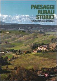 Paesaggi rurali storici. Per un catalogo nazionale - copertina