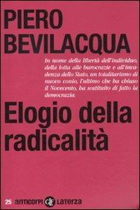Elogio della radicalità - Piero Bevilacqua - copertina