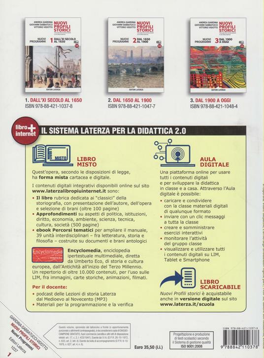  Nuovi profili storici. Con percorsi di documenti e di critica storica. Con materiali per il docente. Con espansione online. Vol. 1: Dall'XI secolo al 1650 - 2