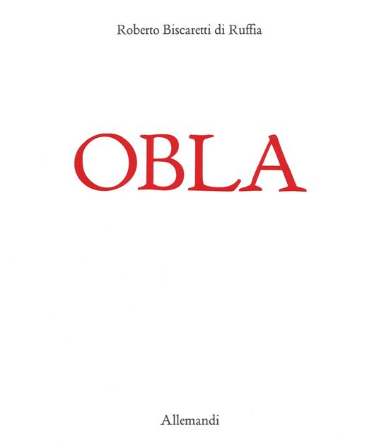 Obla. Ediz. a colori - Roberto Biscaretti Di Ruffia - copertina