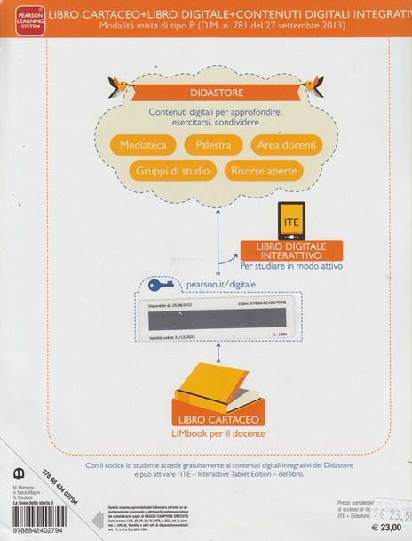  Linee della storia. Con e-book. Con espansione online. Vol. 3 - 2