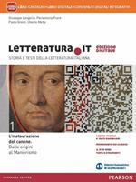 Letteratura it. Con I testi e la scrittura. Per le Scuole superiori. Con e-book. Con espansione online. Vol. 1