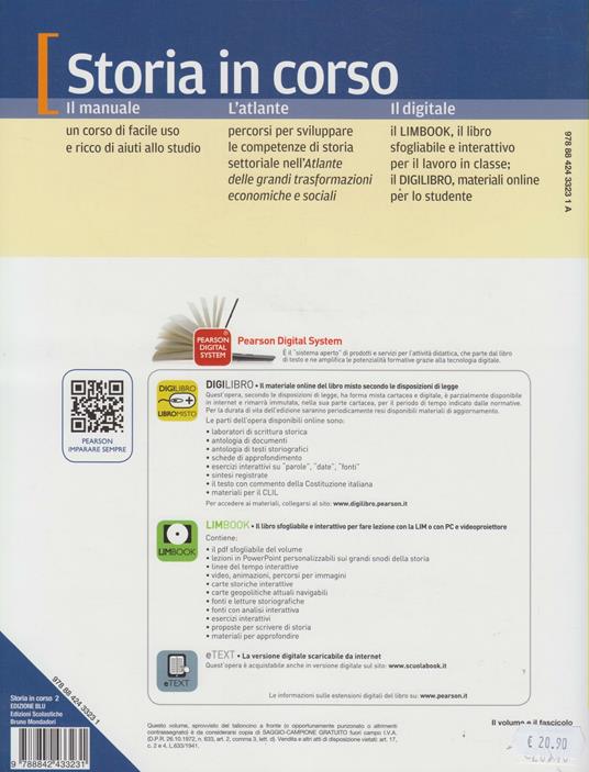  Storia in corso. Con atlante. Ediz. blu. Con espansione online. Vol. 2 - 2