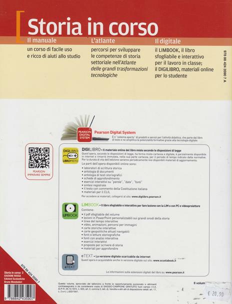  Storia in corso. Con atlante. Ediz. rossa. Con espansione online. Vol. 2 - 2