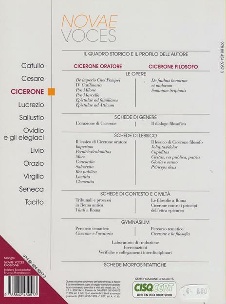  Novae voces. Cicerone. - 2