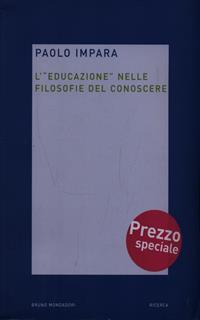L'educazione nelle filosofie del conoscere