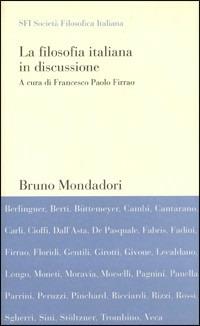 La filosofia italiana in discussione - copertina