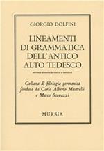 Lineamenti di grammatica dell'antico alto tedesco