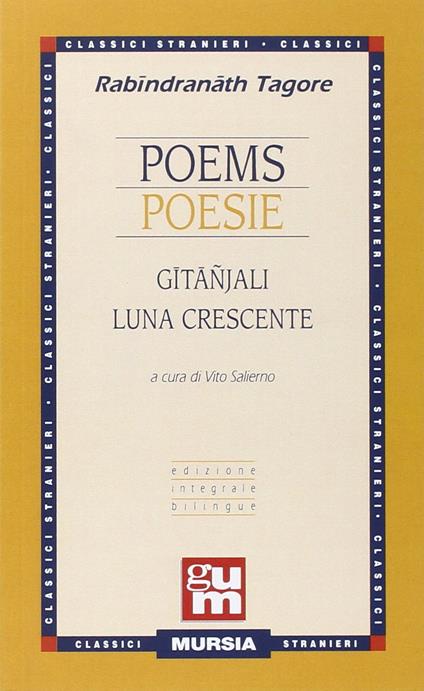Poems-Poesie. Gitanjali-Luna crescente - Rabindranath Tagore - copertina