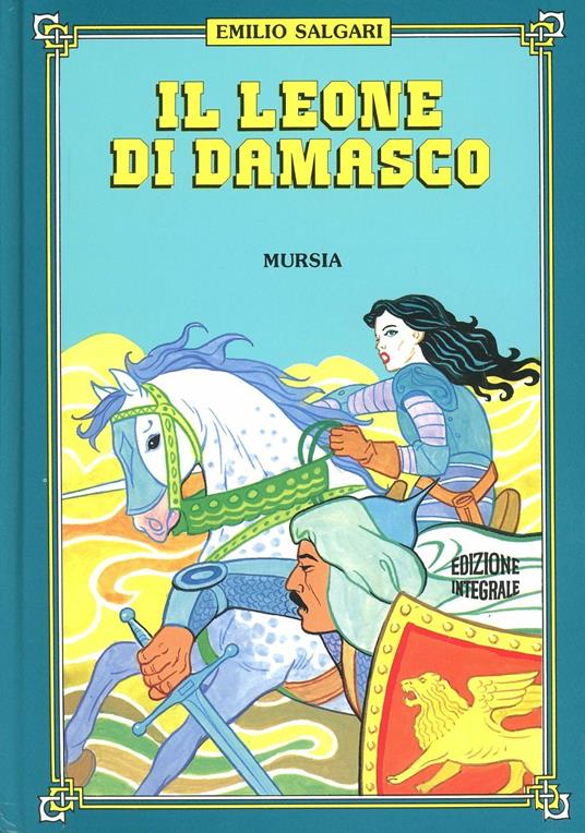 Il leone di Damasco - Emilio Salgari - copertina