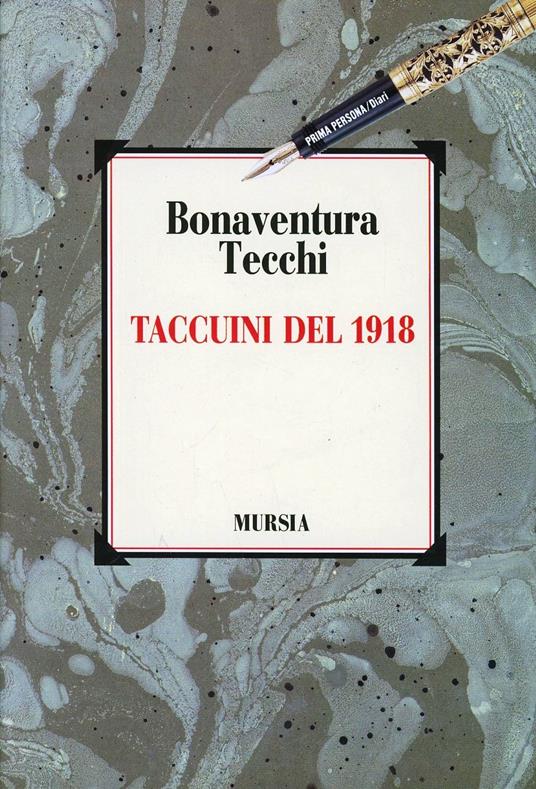 Taccuini del 1918 - Bonaventura Tecchi - copertina