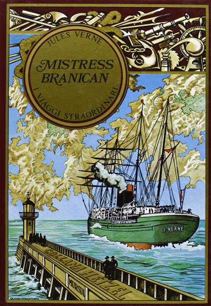 Mistress Branican - Jules Verne - copertina