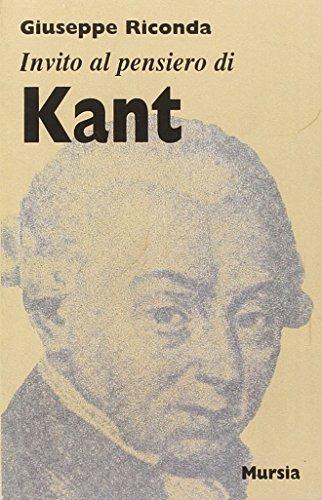  Invito al pensiero di Immanuel Kant -  Giuseppe Riconda - copertina